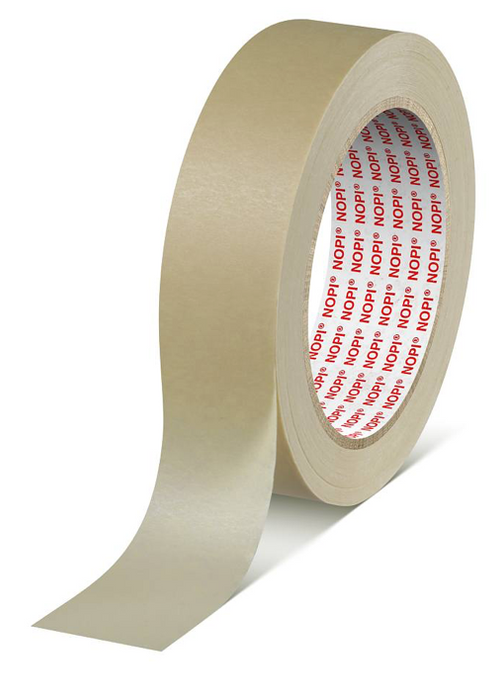tesa 4349 NOPI - 25mm x 50m lightly creped general purpose paper tape