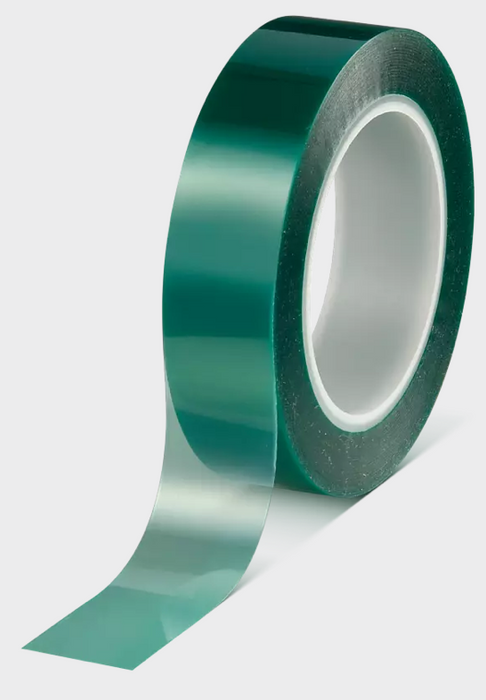 tesa 50600 50mm x 66m Green polyester masking tape