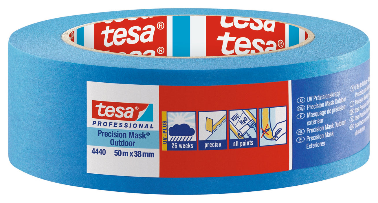 tesa® Professional 4440 Precision Mask® Outdoor 50m x 38mm, blue