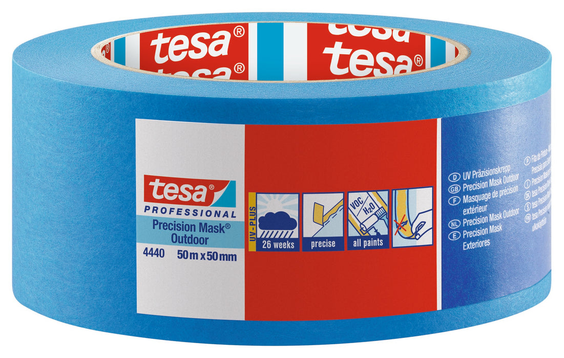 tesa® Professional 4440 Precision Mask® Outdoor 50m x 50mm, blue