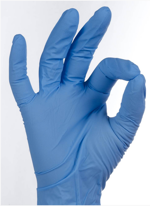 X-Large Disposable glove box of 100, non powder, approved for foods