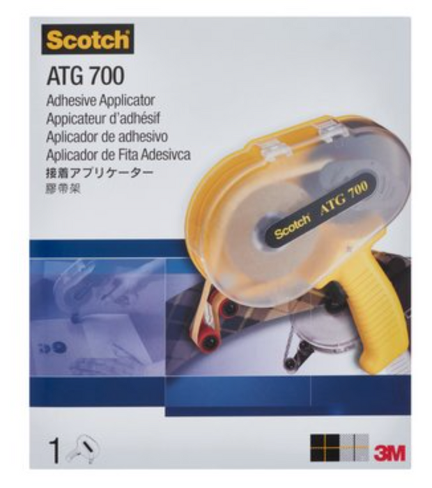 3M, ATG Adhesive Transfer Tape Gun ATG700, Yellow, Applicator
