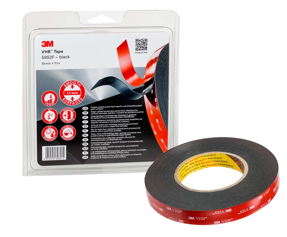 3M VHB Tape 5952, 19mm x 11m — Tapes.co.uk