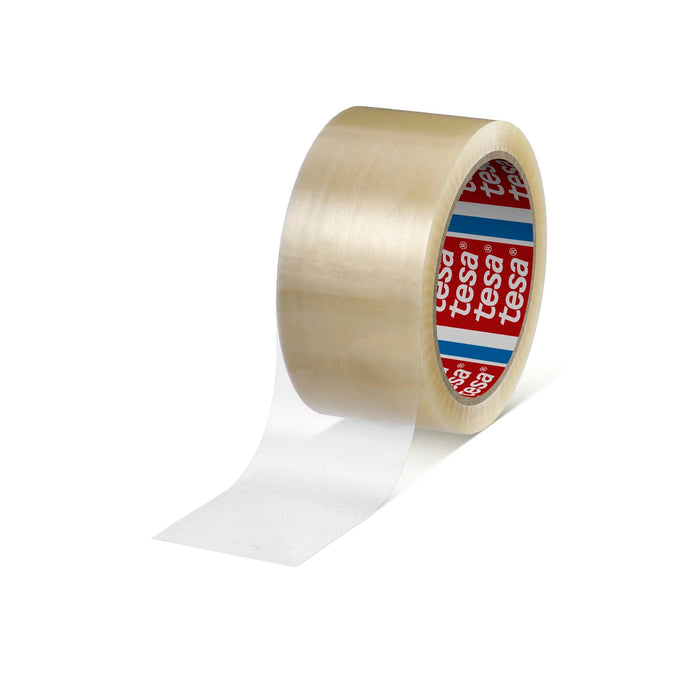 tesa® 4280 PVC Shipping tape with strong adhesive power (25.0mm x 66.00M) transparent