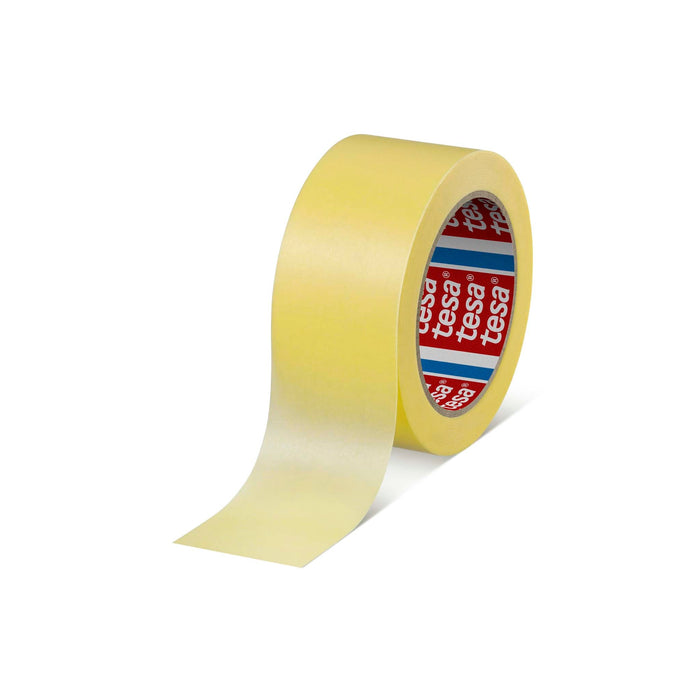 tesa® 4334 High grade paint tape for precise and flat paint edges (19.0mm x 50.00M) yellow
