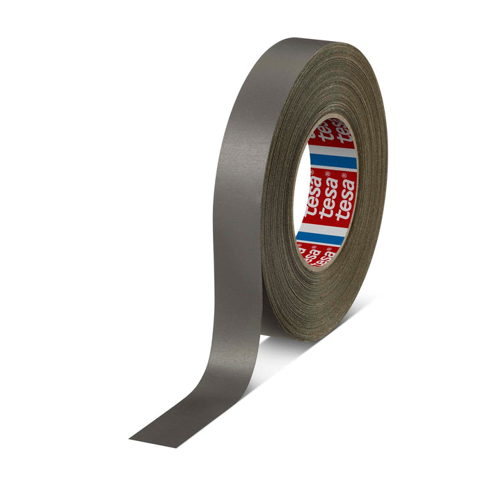 tesa® 4657 Temperature resistant acrylic paste coated cloth tape (25.0mm x 50.00M) gray