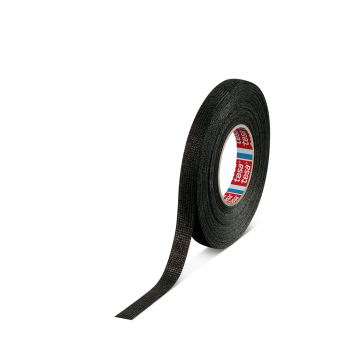 tesa® 51608 PET fleece wire harness tape for the passenger compartment (9.0mm x 15.00M) black