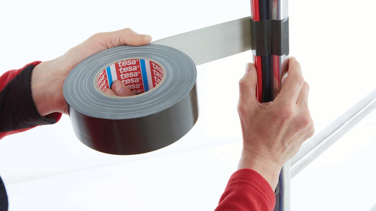 tesa® 53799 Polyethylene coated high grade cloth tape (50.0mm x 50.00M) black