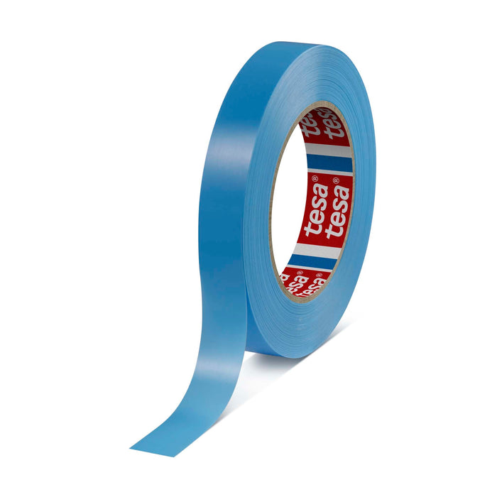 tesa® 64284 Standard tensilised non-staining strapping tape (19.0mm x 66.00M) light blue