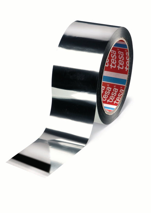 tesa® 4137 Metallised polyester splicing tape (38.0mm x 66.00M) white aluminium
